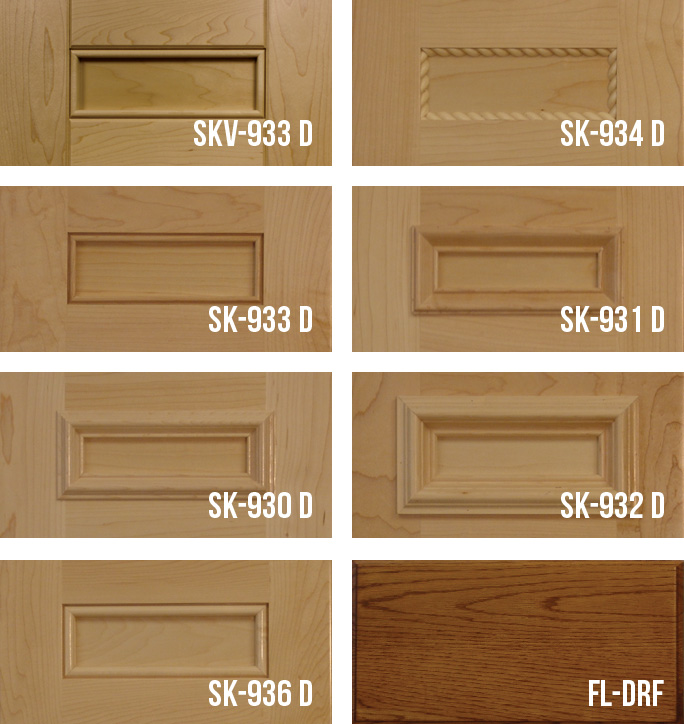 Shaker With 1 4 Panel Cabinet Doors Stile Rail Mills Woodworking