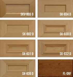 Mitered Shaker With ¼” Panel Doors Stile & Rail